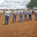 Treinamento de equipes da fazenda de produção de boi gordo. Foto: Divulgação